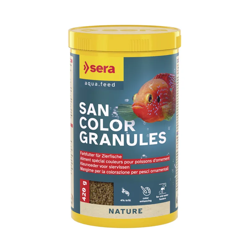 Neu Im Sortiment sera San Color Granules 1,0 Liter